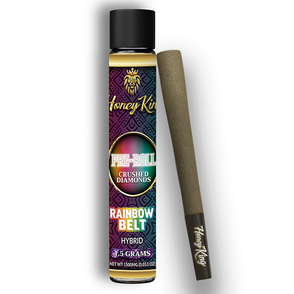 1.5G Crushed Diamond Infused Pre-Roll — Rainbow Belt