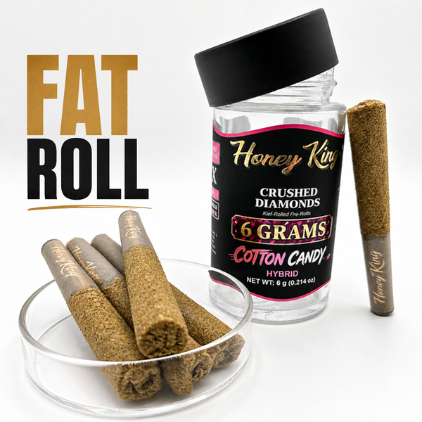 5PK Diamond Infused Kief Pre-Rolls 6G — Cotton Candy
