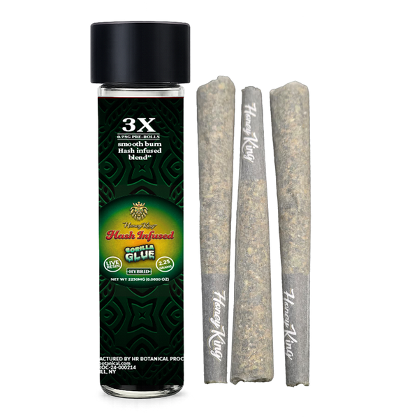 3X Hash Infused Pre-Rolls 2.25G — Gorilla Glue