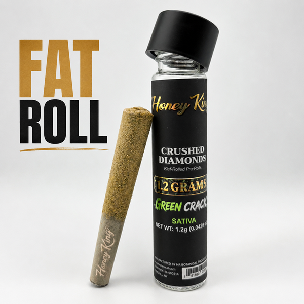 1.2G Diamond Infused Kief Pre-Roll — Green Crack