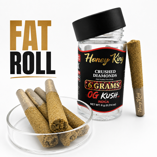 5PK Diamond Infused Kief Pre-Rolls 6G — OG Kush