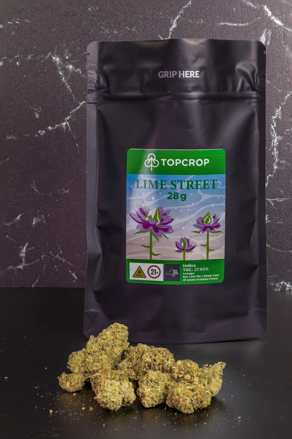 TopCrop Lime Street 28g Flower (1 oz)