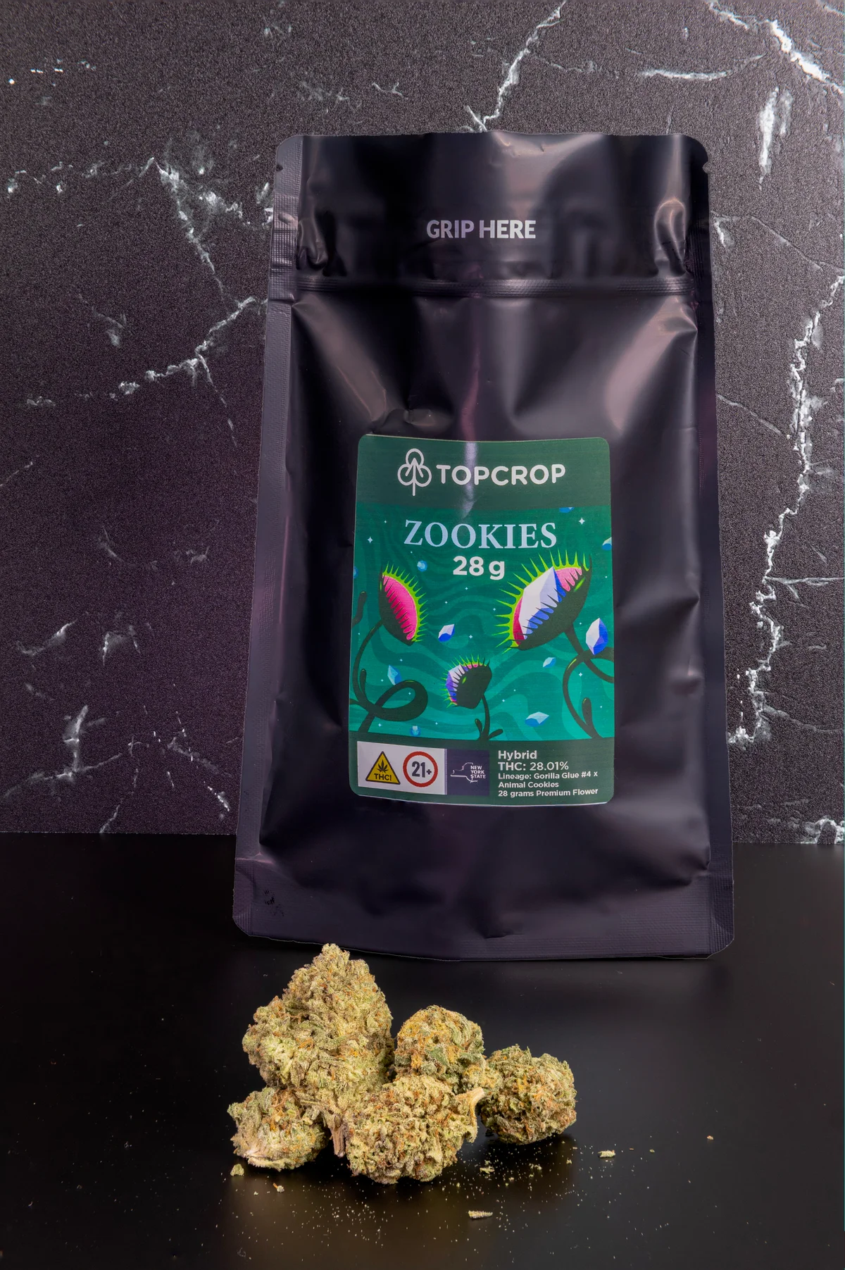 TopCrop Zookies 28g Flower (1 oz)