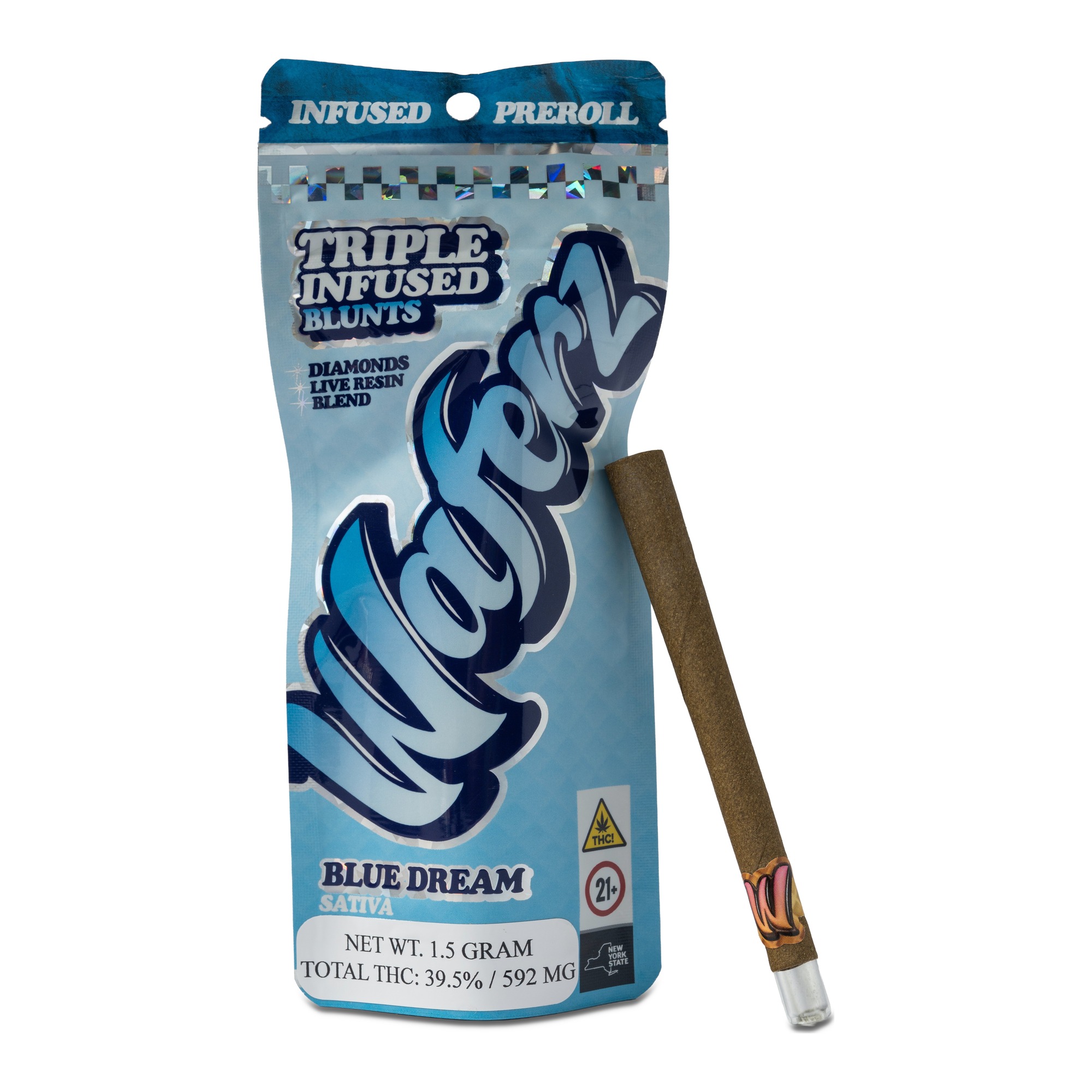 Blue Dream 1.5g Triple Infused Blunt
