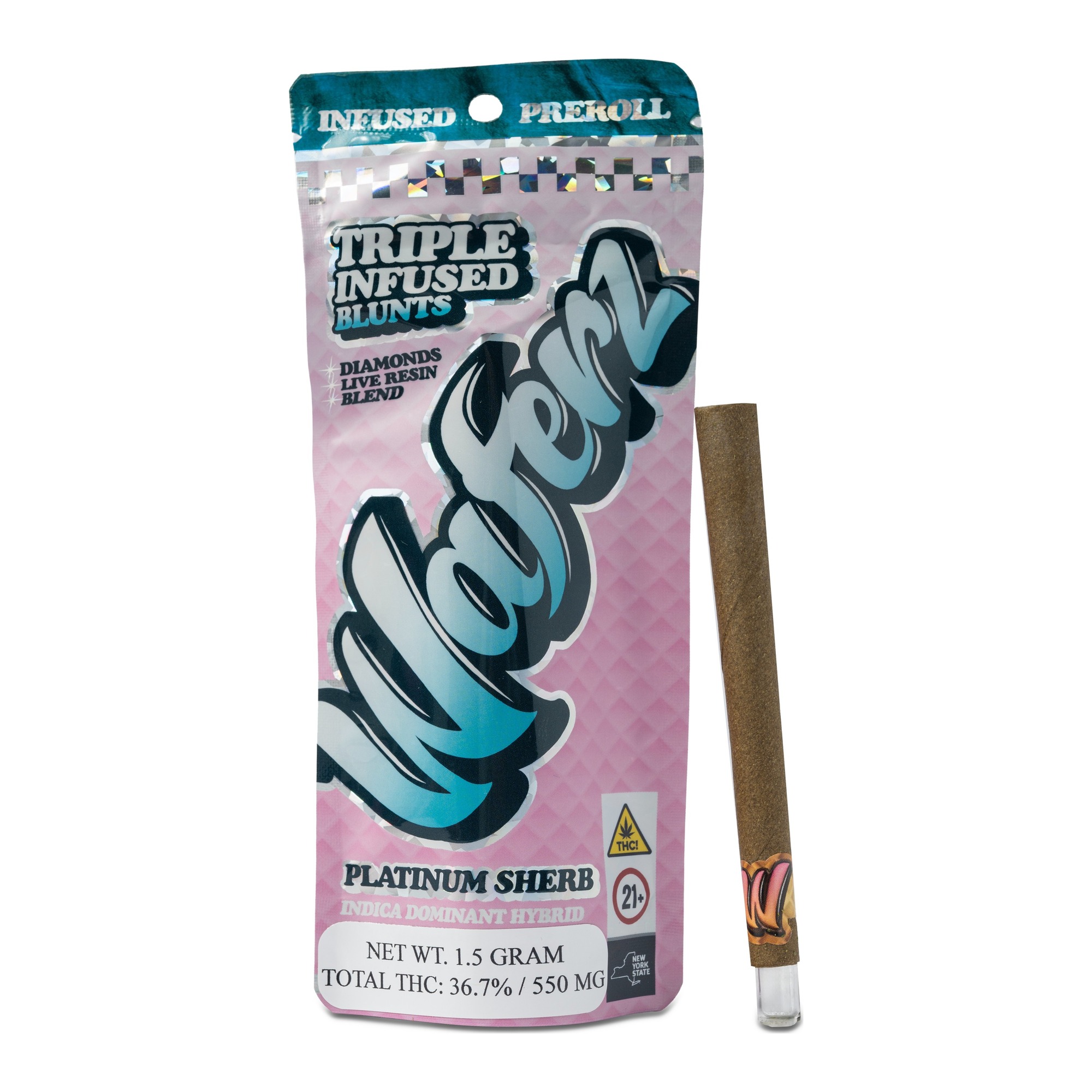 Platinum Sherb 1.5g Triple Infused Blunt