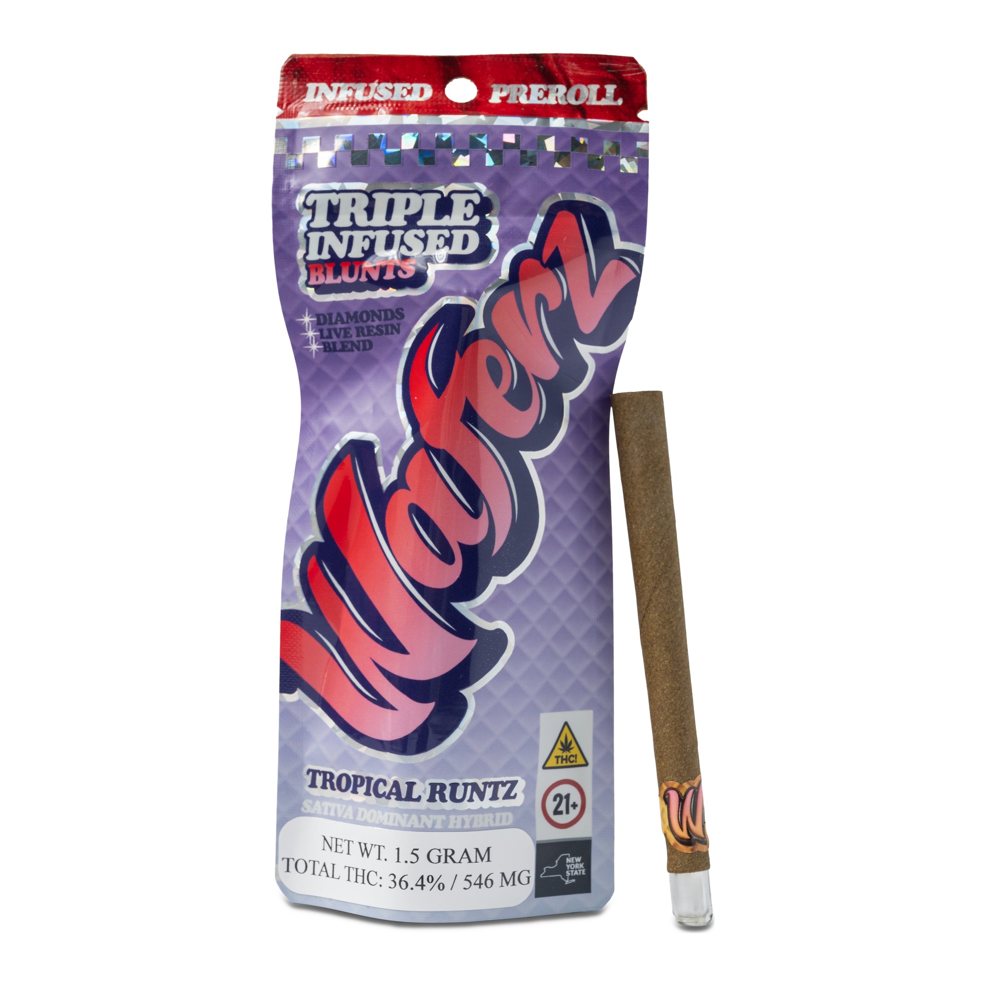 Tropical Runtz 1.5g Triple Infused Blunt
